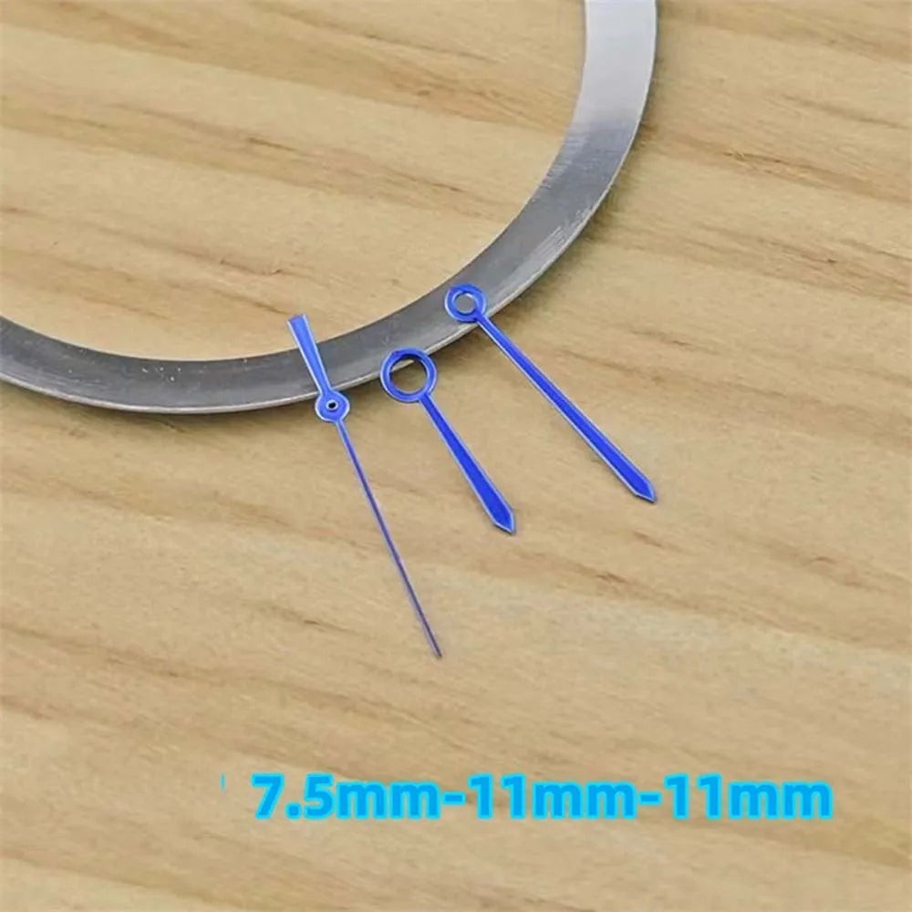 Black/Silver/Blue Green Luminous Watch Hands for NH35/NH36