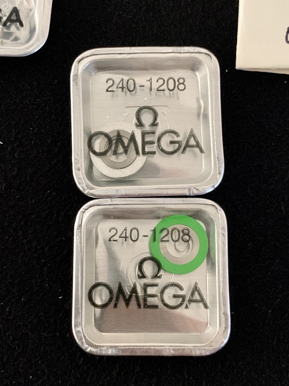 (1) One New Genuine Omega Mainspring Part # 1208 from Watchmaker’s Parts Stock