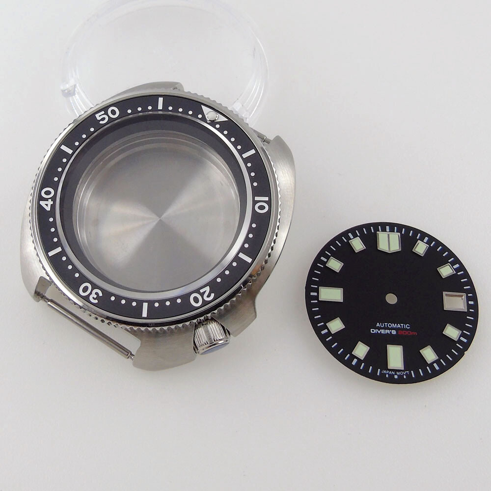 Sapphire Watch Case Ceramic Bezel 200m Water Resistance For NH35A NH36A movement