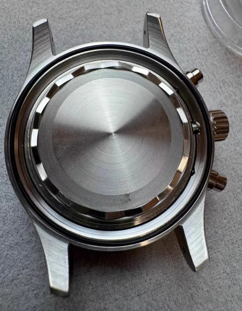 DIY For 3777 Pilot Case Fit Dandong ETA7750 SW500 Movement 43*15mm