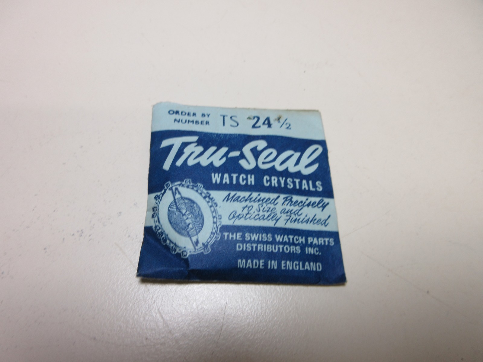 TRU SEAL ROUND WATCH CRYSTAL TS 24 1/2 WATCHMAKER REPLACEMENT PART #346