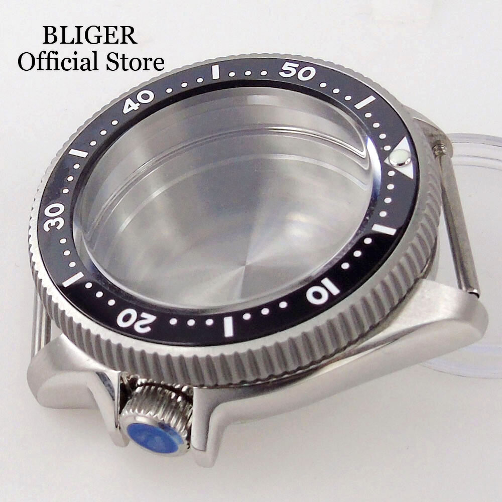 200M Waterproof 37mm Dive Watch Case Fit NH35 ETA 2824 PT5000 Sapphire 120 Click