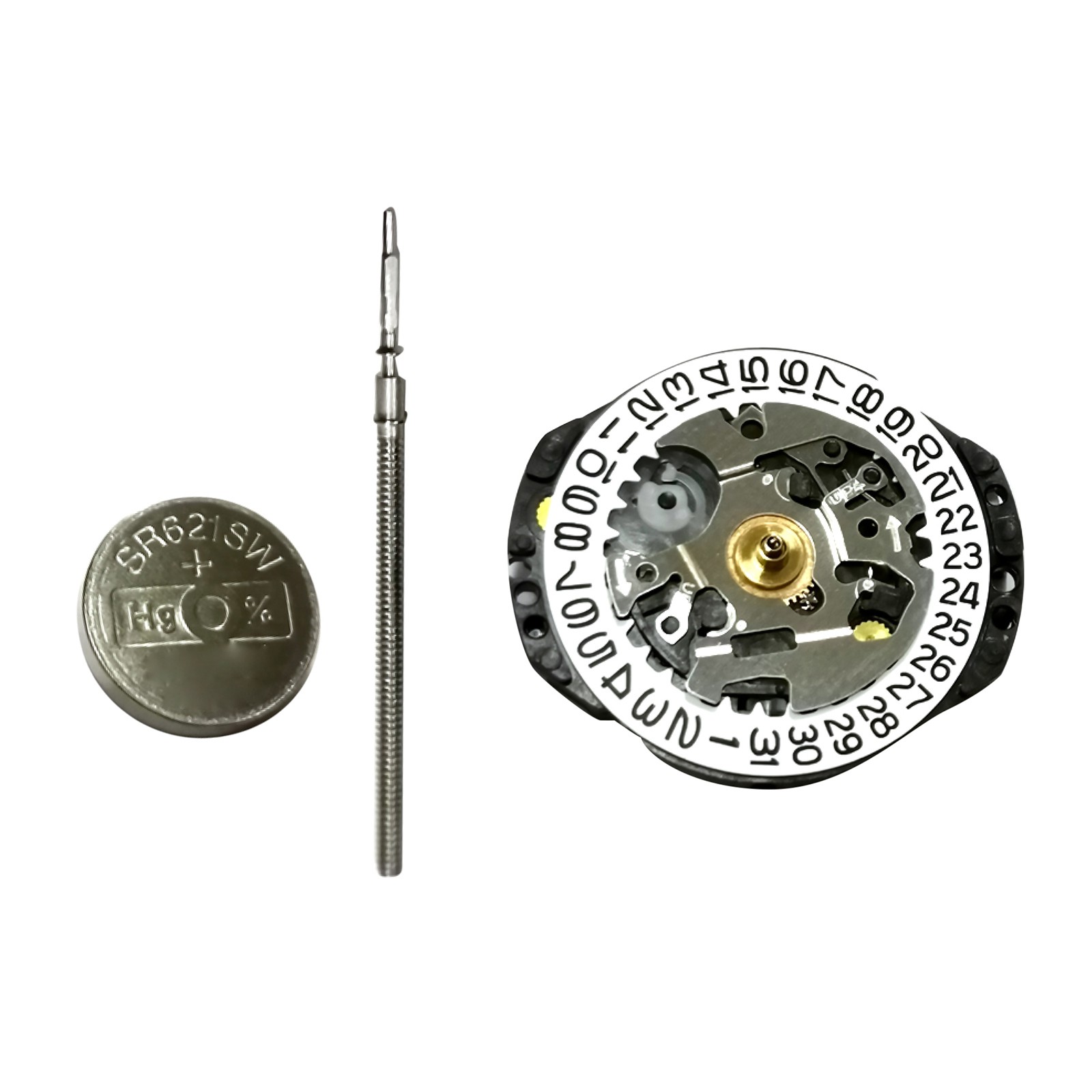 3-Hands Date at 3 Quartz Watch Movement w/ battery For Japan VX82 VX82E Repair