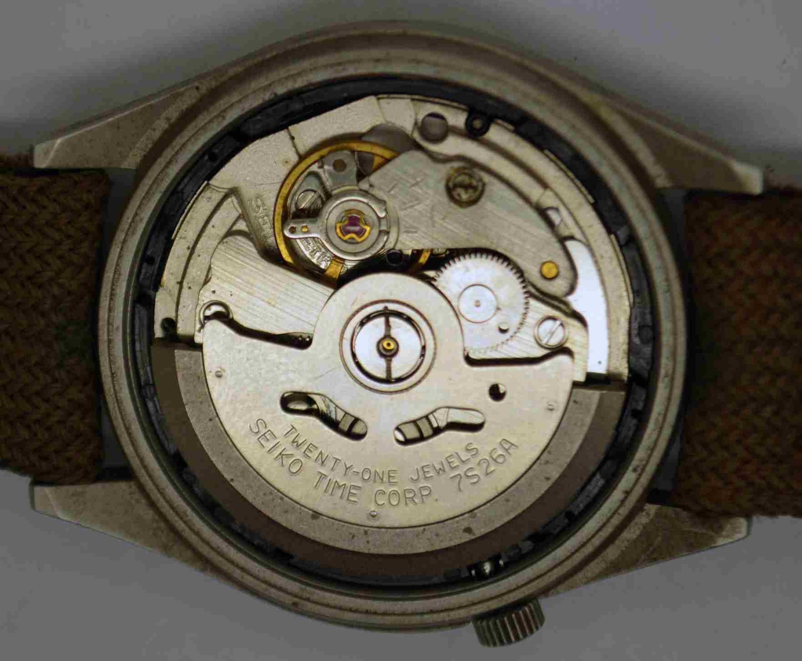 VTG SEIKO Military Style Steel Wristwatch. Ref: 7S26-00D0, Cal: 7S26S. For