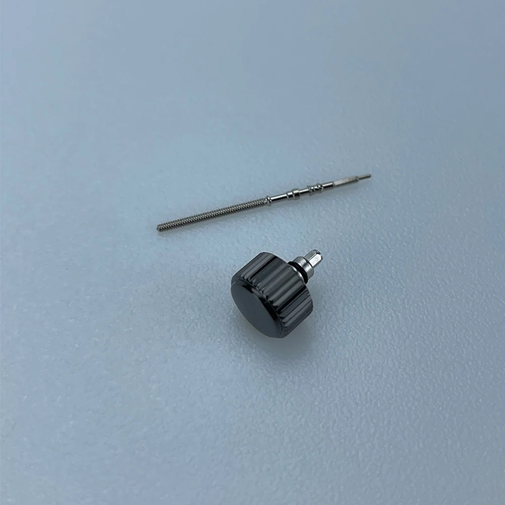 20ATM Watch Crown 316L Stainless Steel Coin Screw No Logo For NH34 NH35 NH36