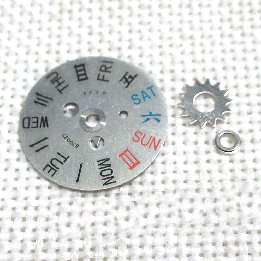English+Chinese Week Disk Wheel Week Wheel for Orient 46941 46943 Movement