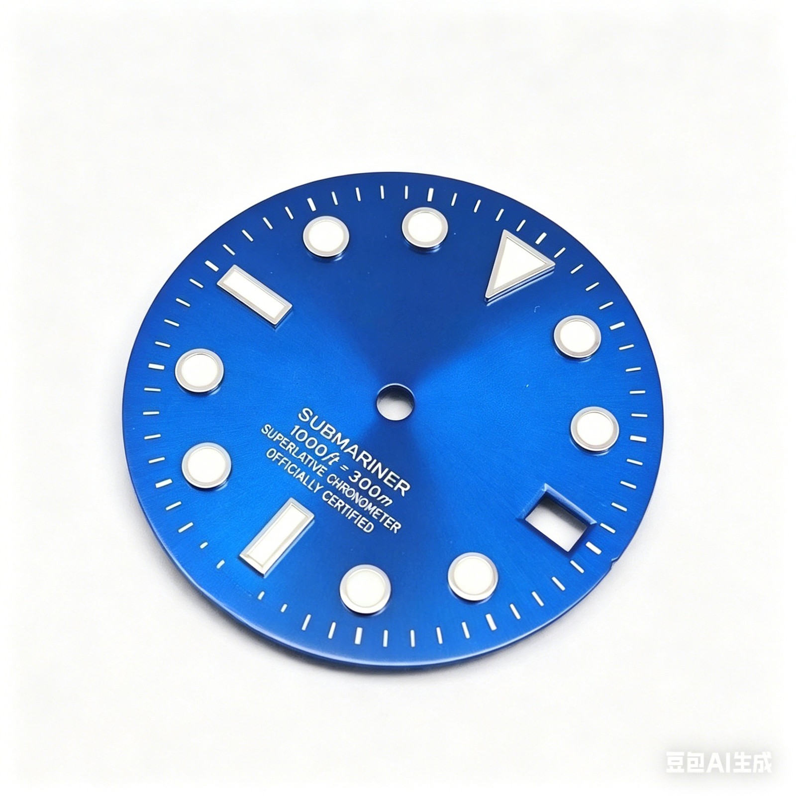 28.5mm SUB Watch Dial Ice Blue Lume for 8215 2824 Movement Watch Parts