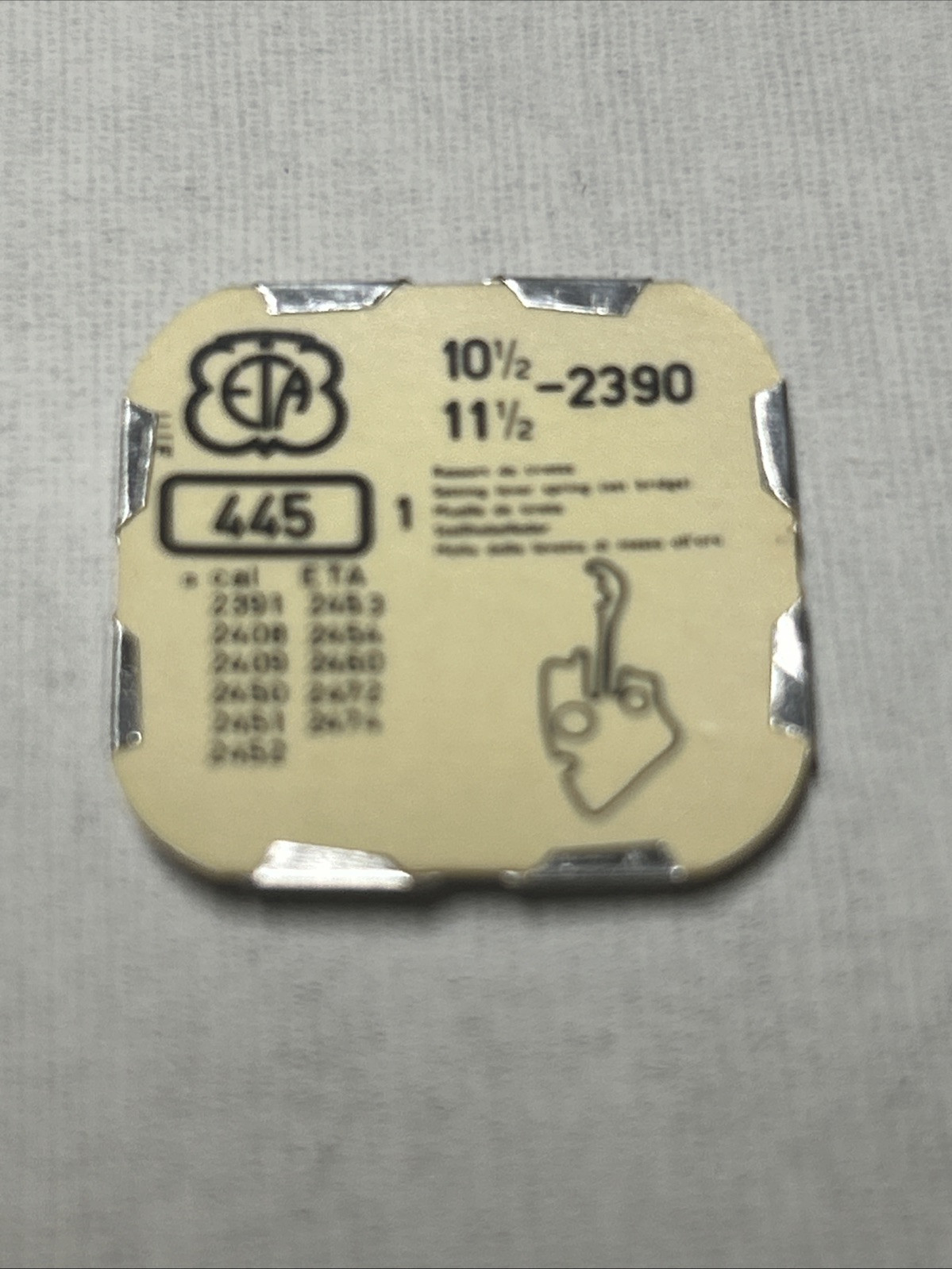 ETA 2390 445/205 Set Bridge