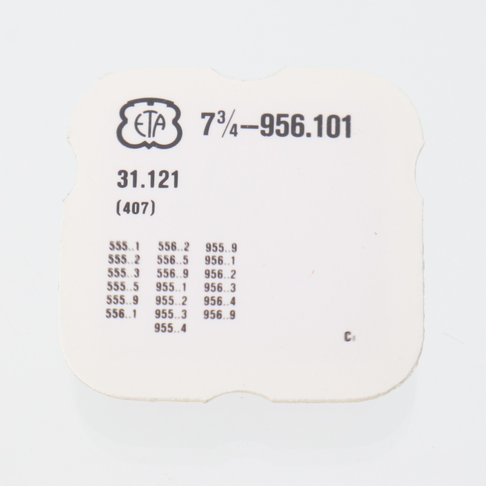 Genuine ETA 956.101, 956.031 Clutch Watch Part #407 New Old Stock 31.121 (G5D13)