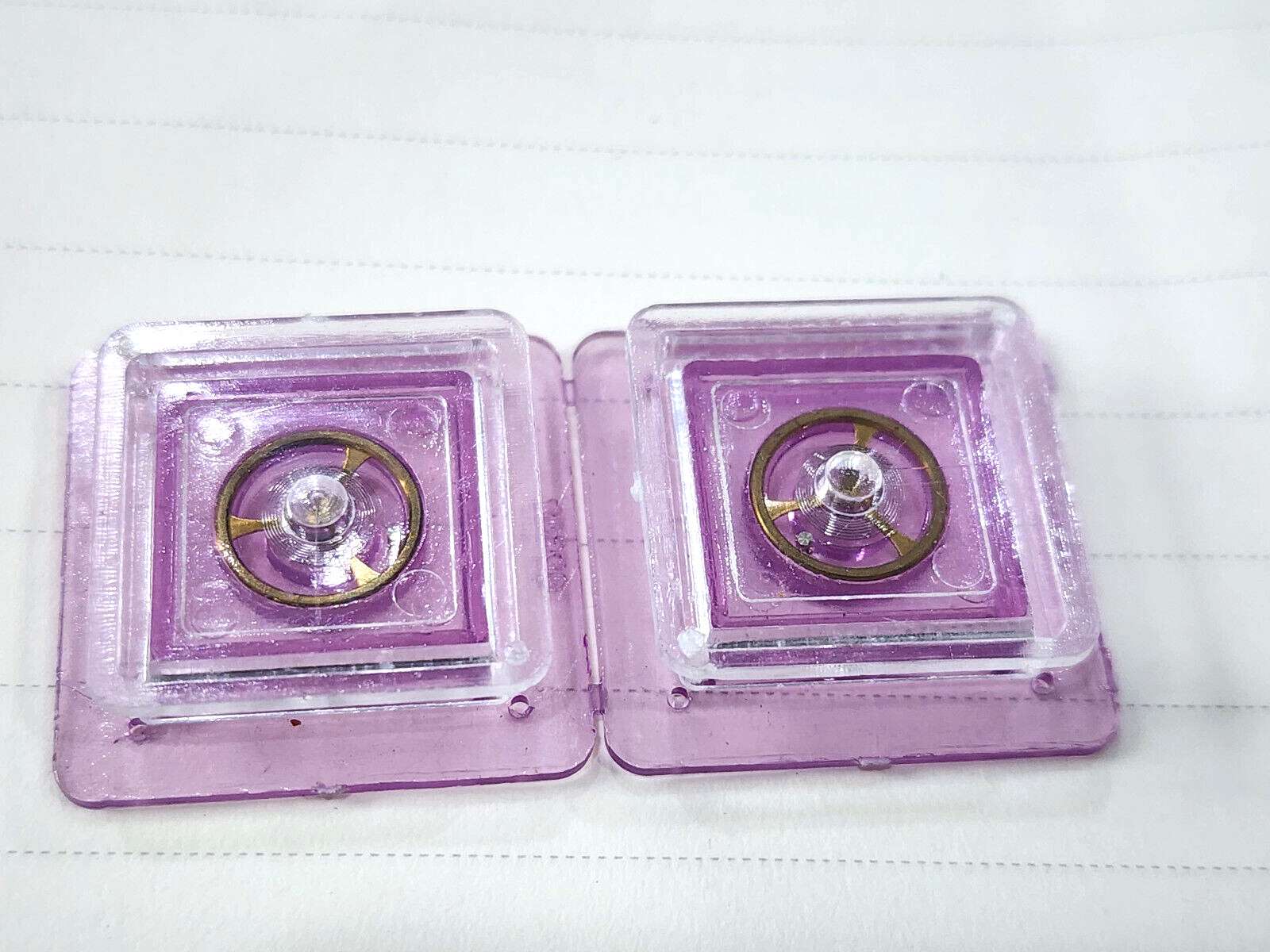 2 X NOS BALANCE WHEEL SEIKO 7009 7002 7005 7015 7016 7017 7018 7019 7S26A 7S36