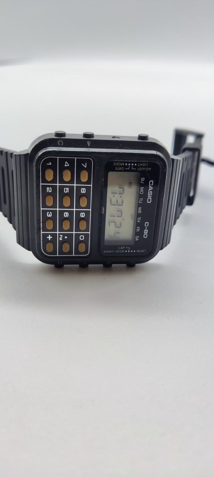 Casio C-80 Vintage Calculator Watch made in Japan – New Battery & Strap