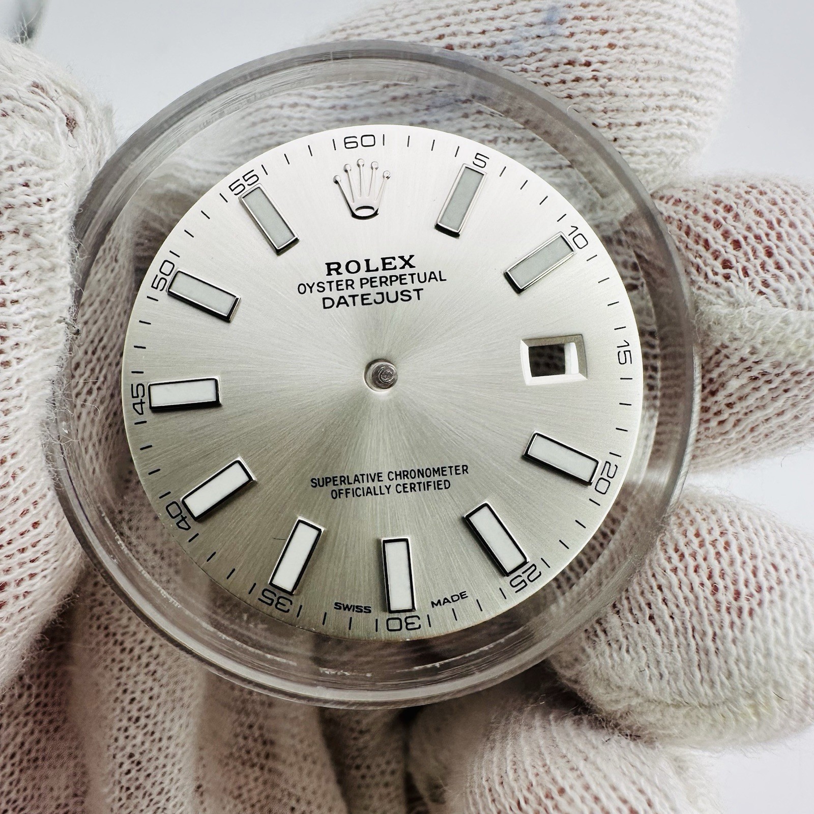 EXCELLENT Rolex Silver Index Dial 40mm Datejust2 116300 116334