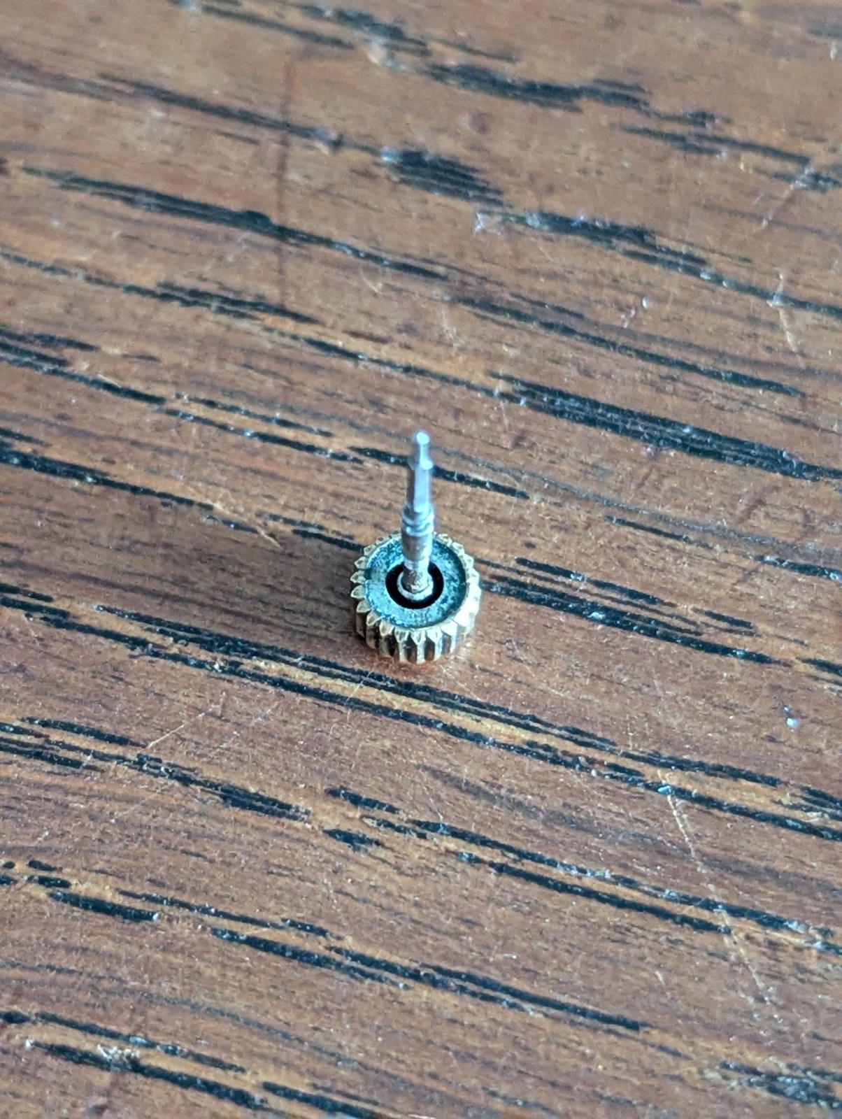 Omega Watch Crown + stem, Used, 4.8mm X 2.9mm, Tap 10, Watchmaker #S809