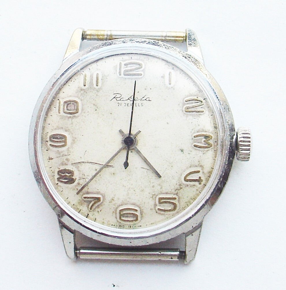 SOVIET RAKETA ATOM WATCH FIRST CLASS “2609A.1” MOV. 21jewels Servised