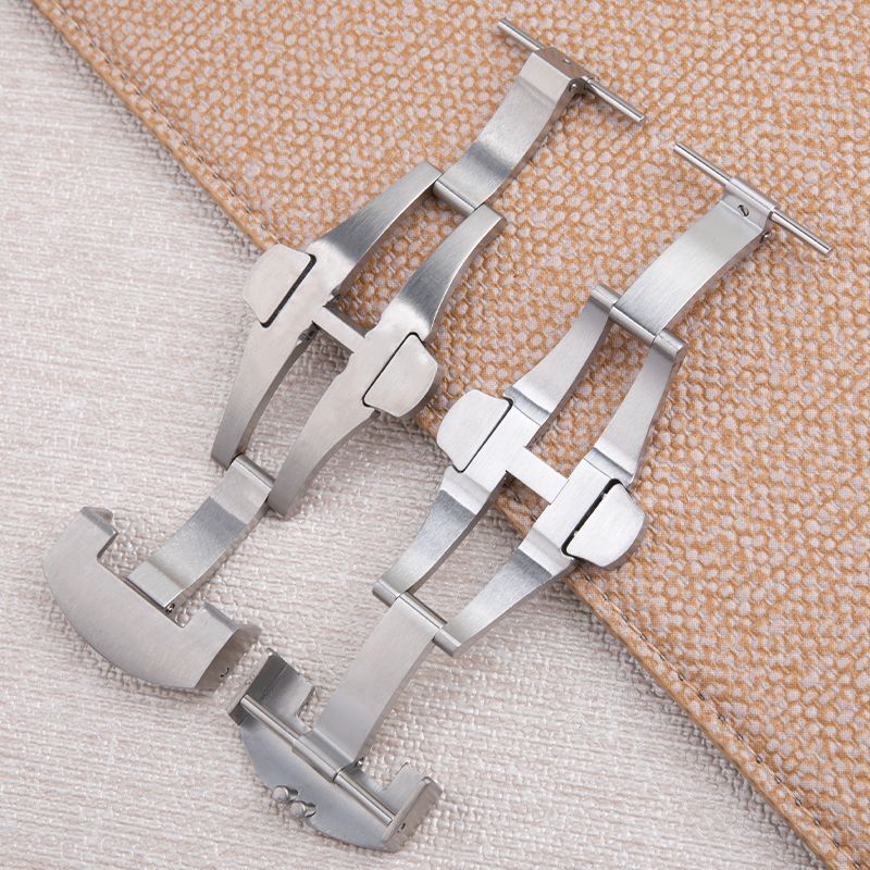 Fit for Panerai Watch Straps 22 mm SS Butterfly Buckle Folding Clasp