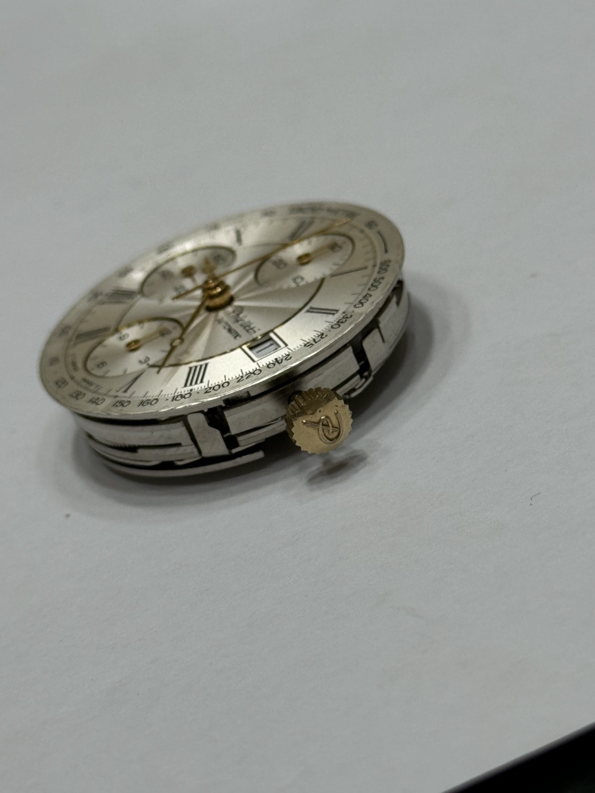 Chronograph Automatic Eta 7750 Phillip Watch Swiss Made Running