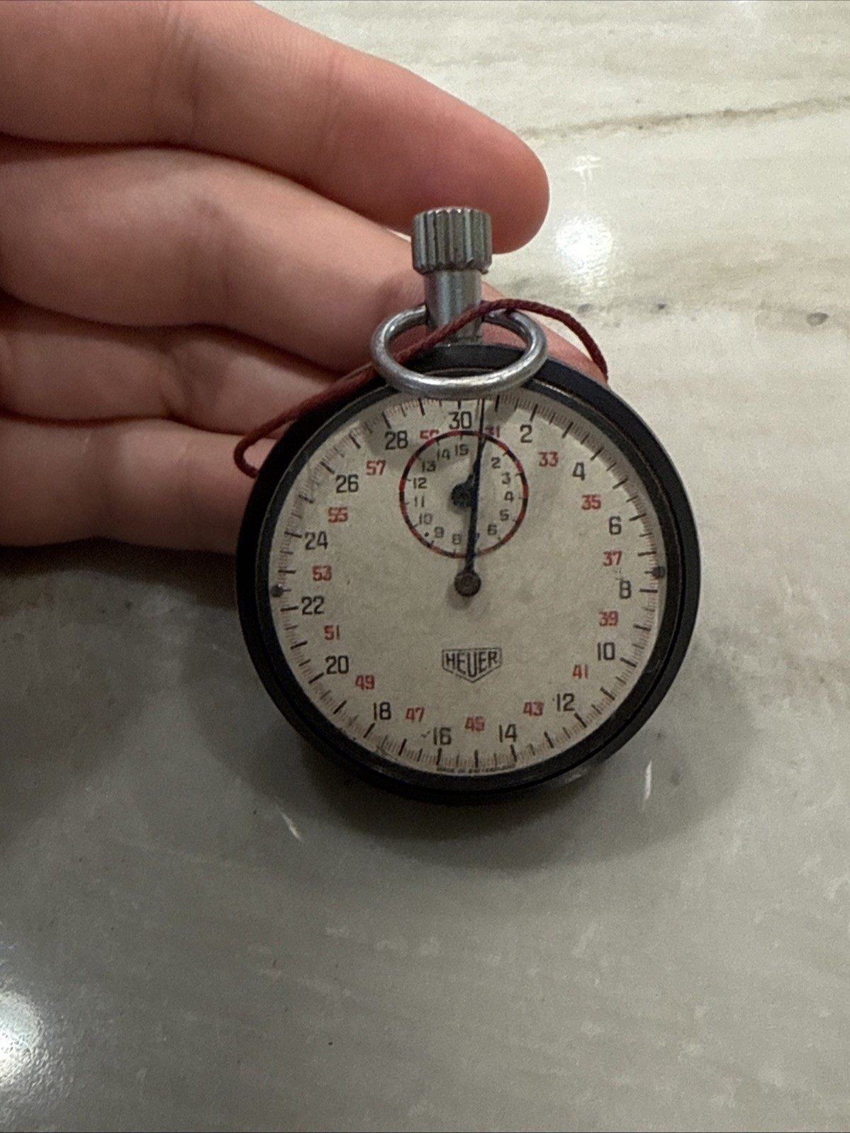 Tag Heuer Vintage Stop Watch In Excellent Condition Working Perfectly