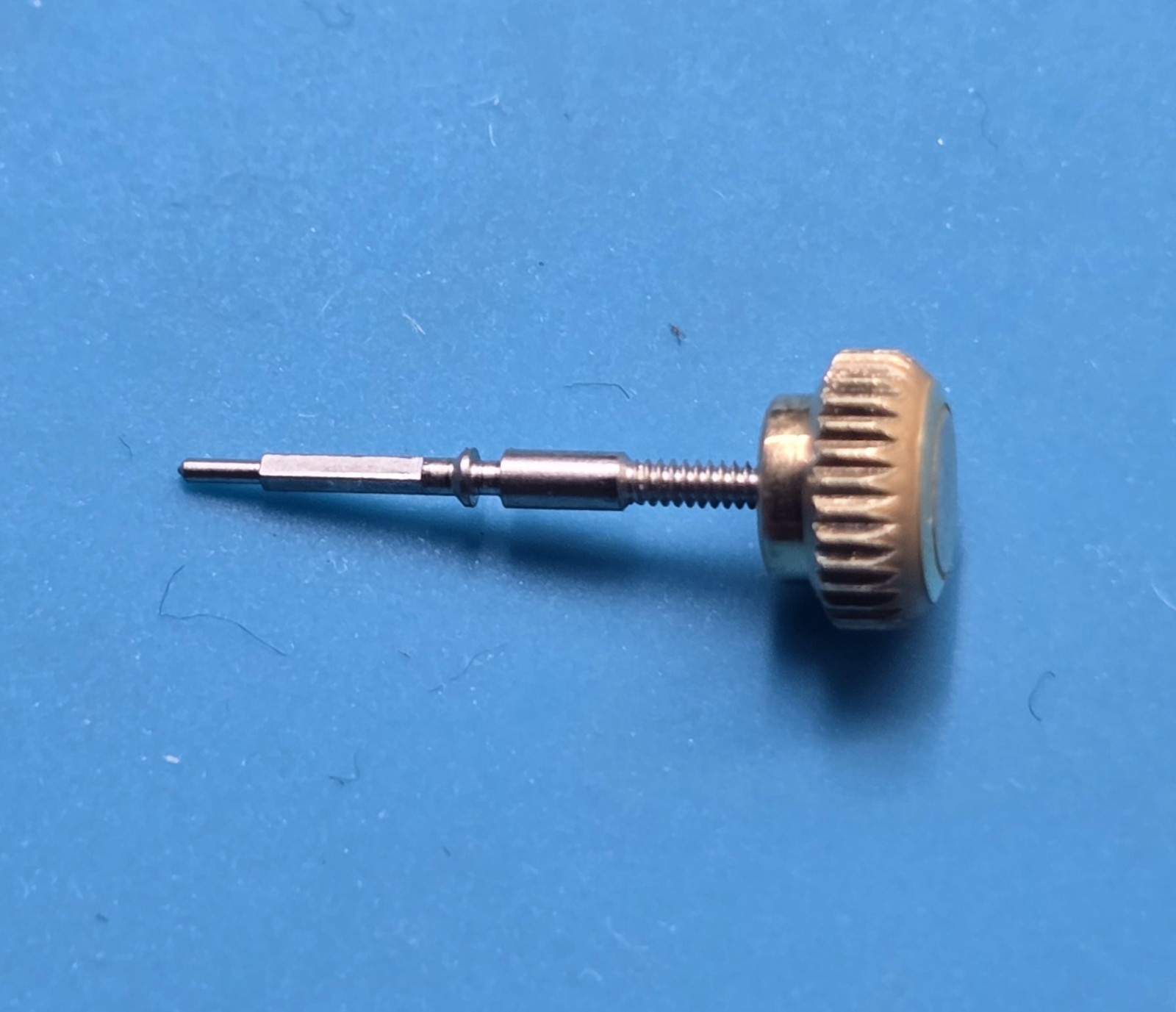 Seiko Bell-Matic 4006 Gold Crown & Stem Genuine Vintage Watch Part
