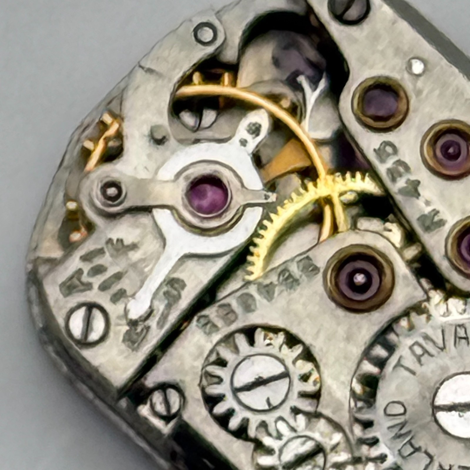 Cyma R433 Watch Movement Tavannes 17Jewels Swiss Manual Wind Parts Repair 11.3mm