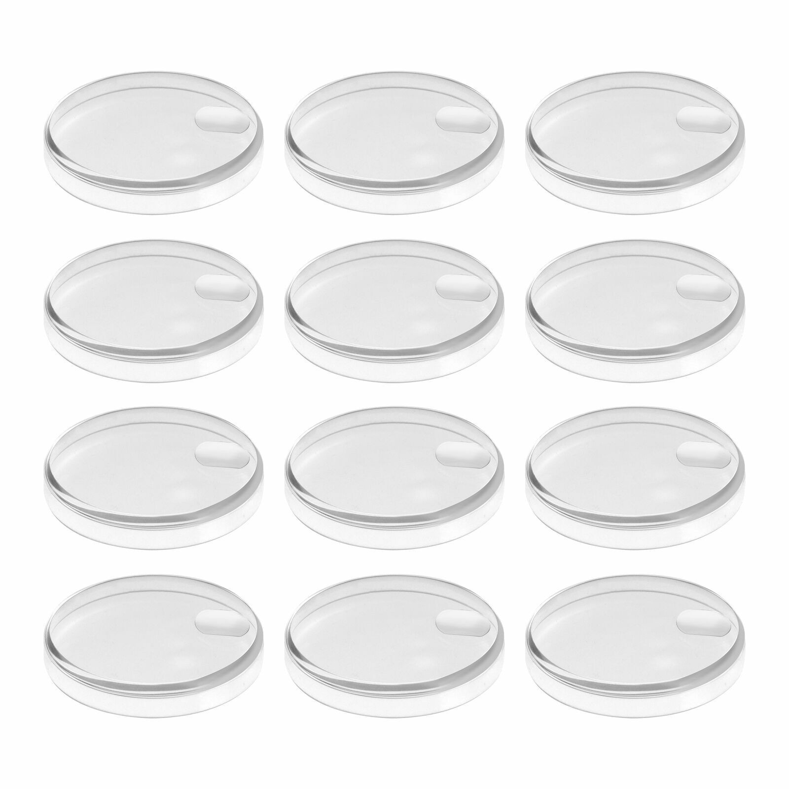 12 Transparent Acrylic Replacement Watch Crystals 29.50mm For Rolex Date 25-145