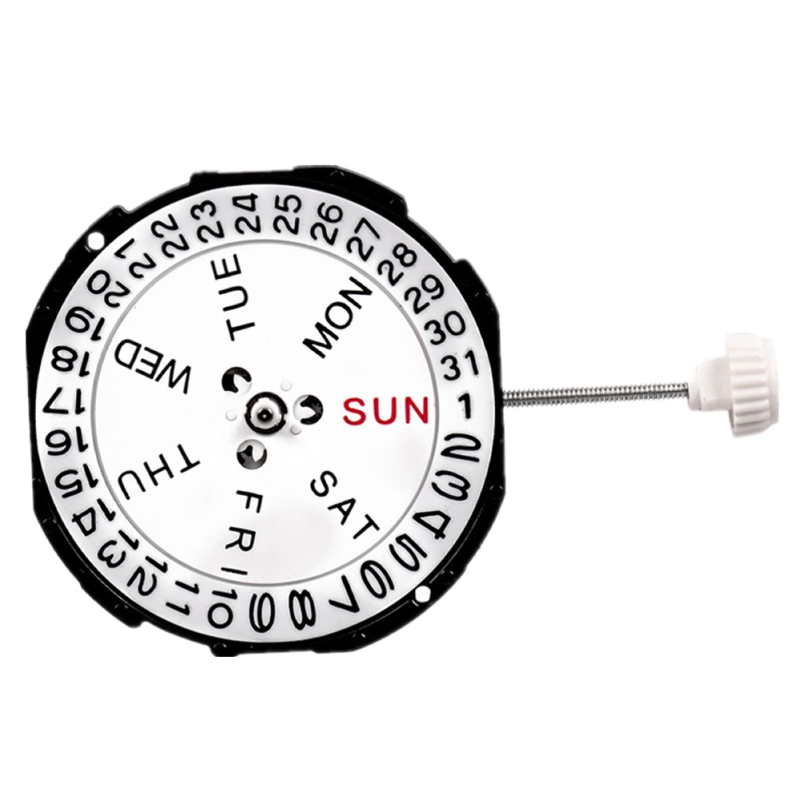 26mm Dual Calendar Day & Date @ 3 Replacement Quartz Watch Movement for SL28
