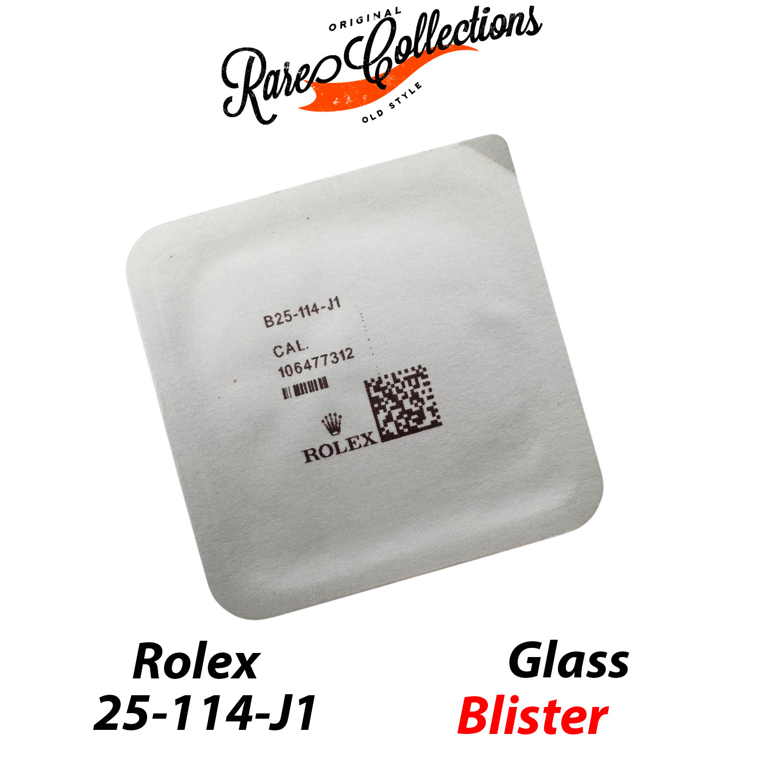 Rolex 25-114 New Blister X1 Piece Plexy Glass 1806 1802 1803 1804 1807 1810
