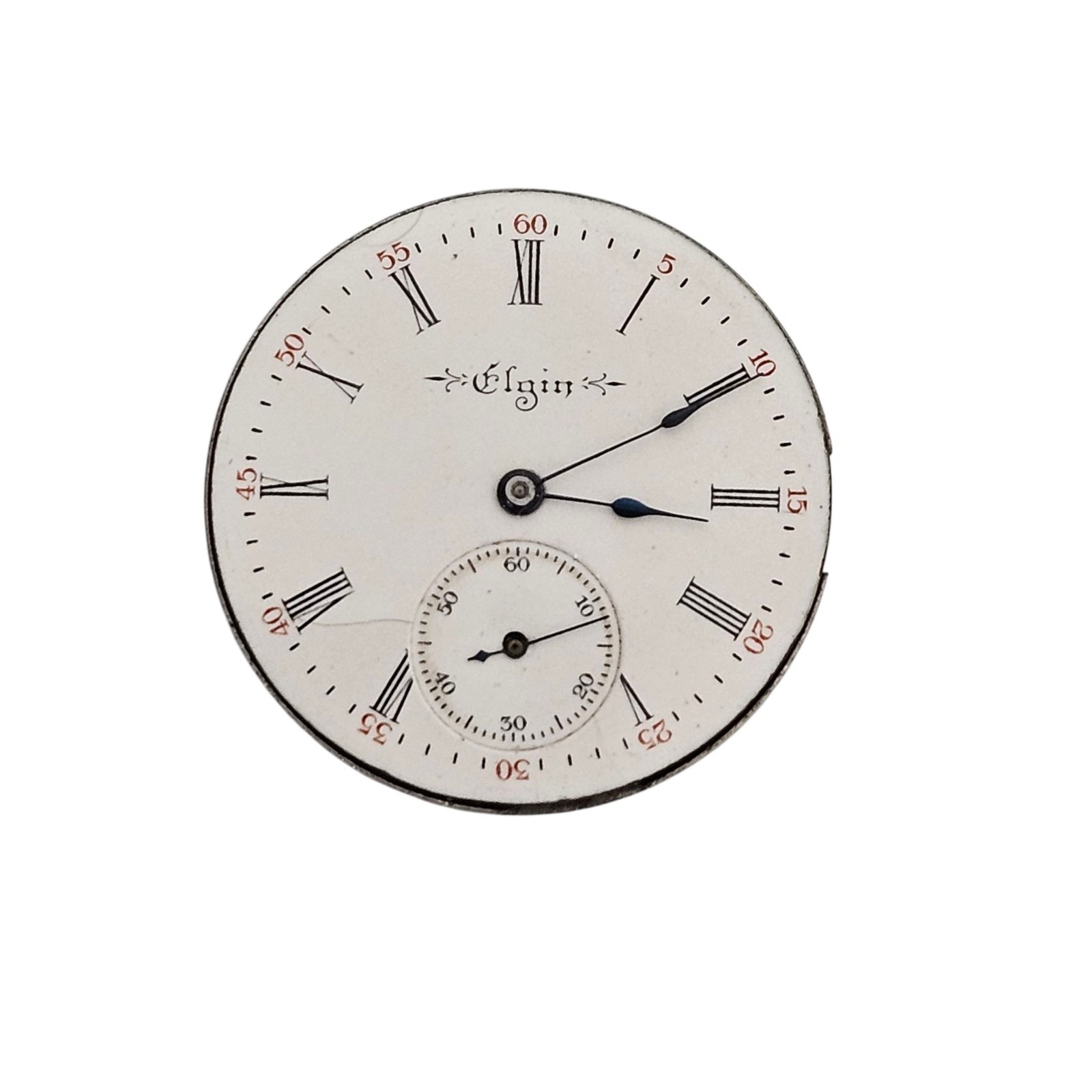 1904 Elgin Model 2 Grade 267 15J Size 0s Pocket Watch Movement For Parts/ Repair