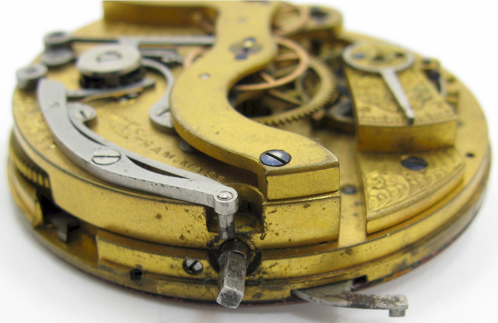 Waltham 14s 1884 Watch Movement 17 jewels fit OF case Serial 2823667 for parts
