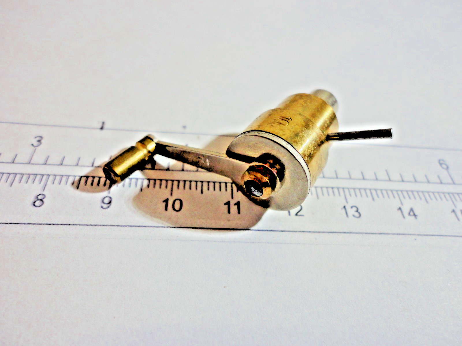 Watchmakers Mainspring Winder Drum & Arbor #10, Swiss