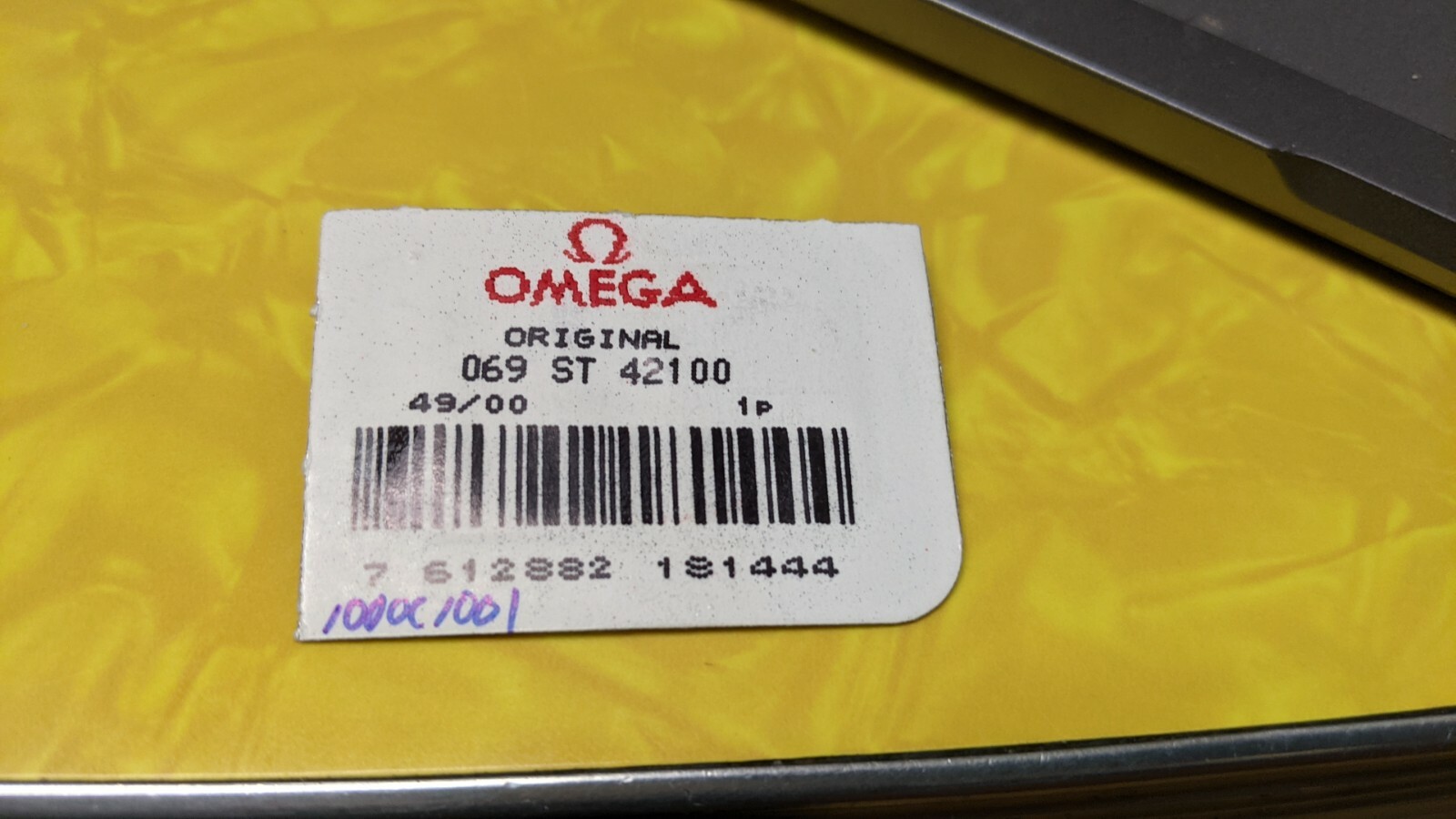 GENUINE OMEGA 069 ST 42100 SS VINTAGE WATER RESISTANT CROWN – NEW FACTORY SEALED