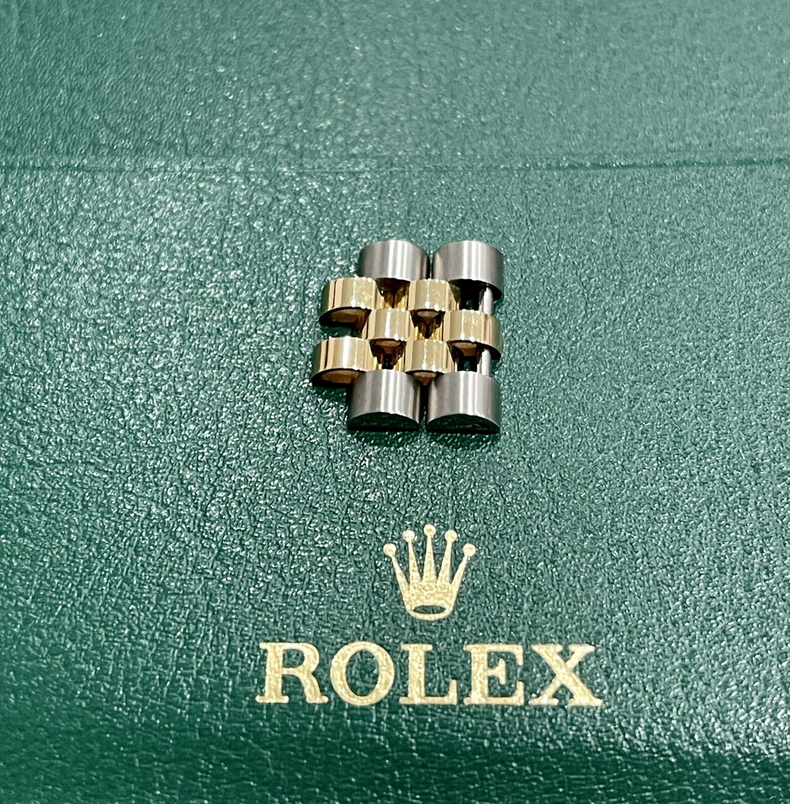 OEM ROLEX Datejust JUBILEE 2 LINKS 18K YG /SS FOR 36mm 16013 16233 16203