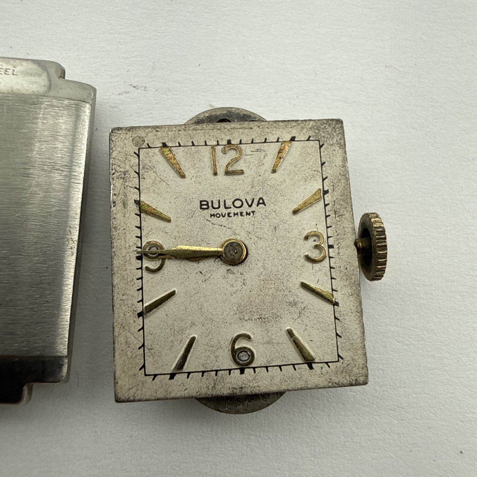 Vintage Bulova Manual Wind 17J 6W Wrist Watch Movement – Good Balance Wheel