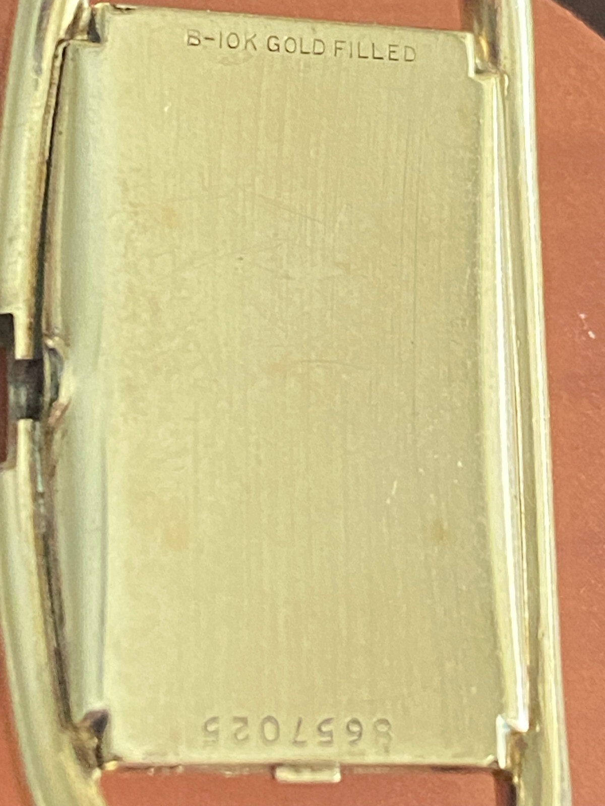 VINTAGE BULOVA AMBASSADOR WRIST WATCH CASE ONLY, UNPOLISHED, 43.5MM , 10K G.F.