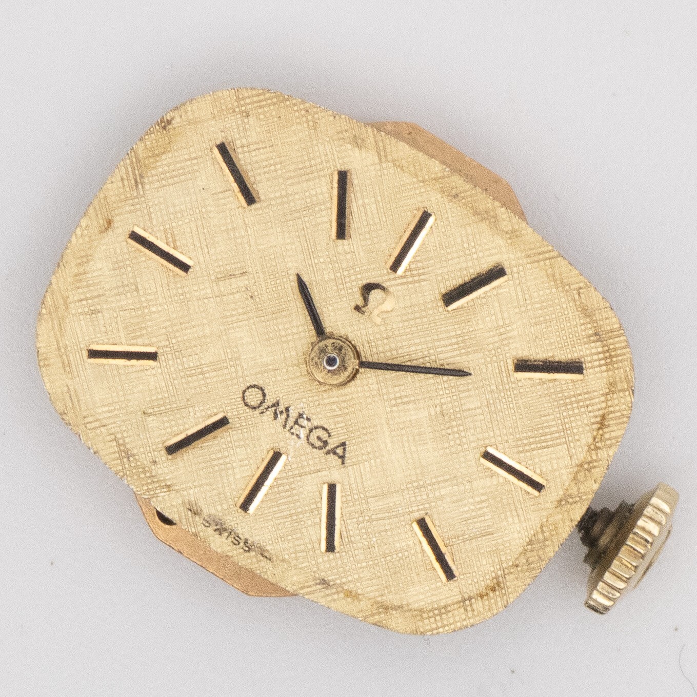 Vintage Omega Caliber 1100 17-Jewel Wristwatch Movement, Gains 10 minutes/day