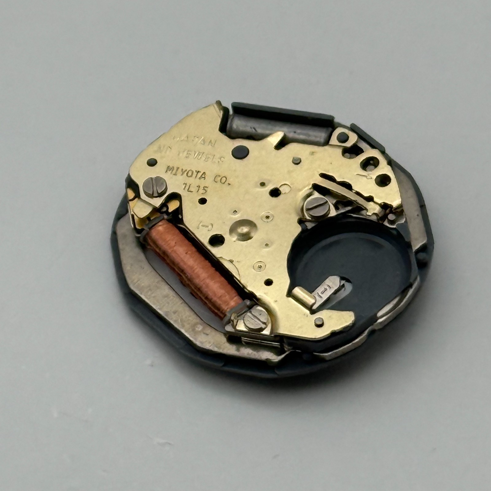Miyota 1L15 Watch Movement Quartz Japan Untested Parts Repair Spares 16.1mm