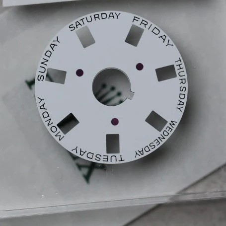 NEW Rolex 3055-5135-201 Day-Date Wheel English Week Gray White Week 5055