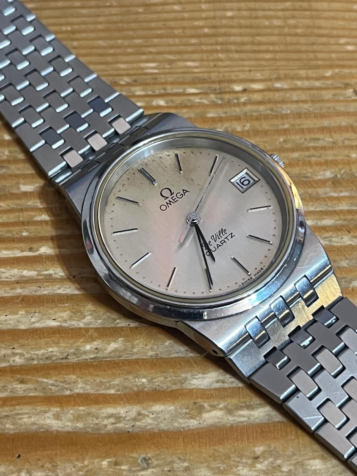 Vintage Omega De Ville, Spares/Repairs, Date, Original Bracelet/Clasp/Crown-1979