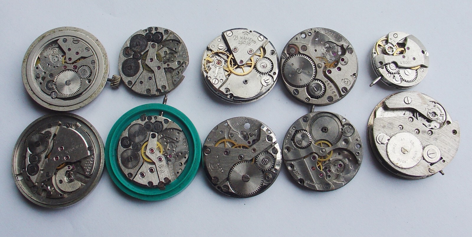 MOVEMENTS (10pS) FOR MENS WRIST WATCH Raketa Poliot Pobeda SlavaVostok for parts