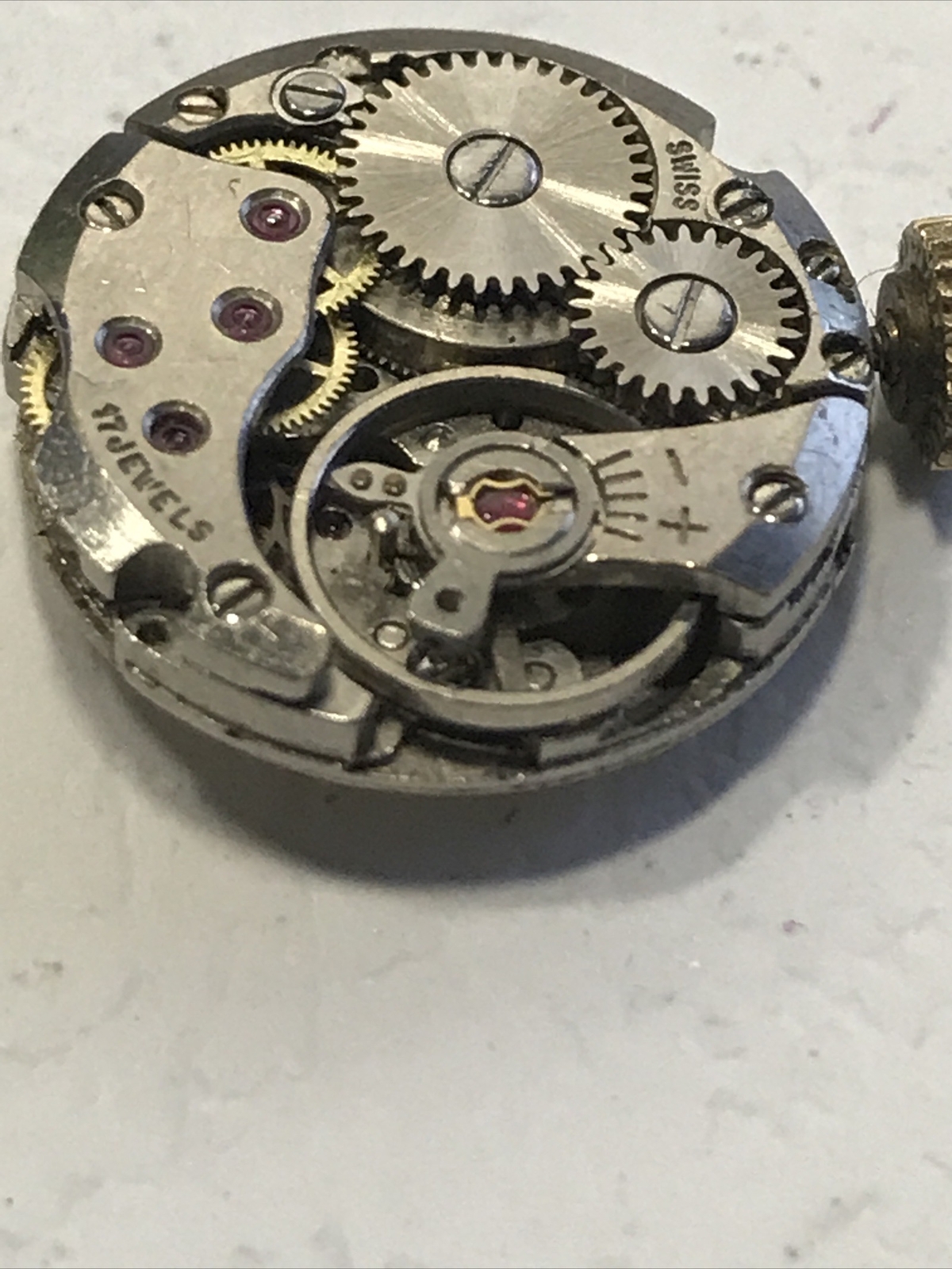 Felsa 4062 Family Movement For Parts Or Repair – See Description – Avia Dial