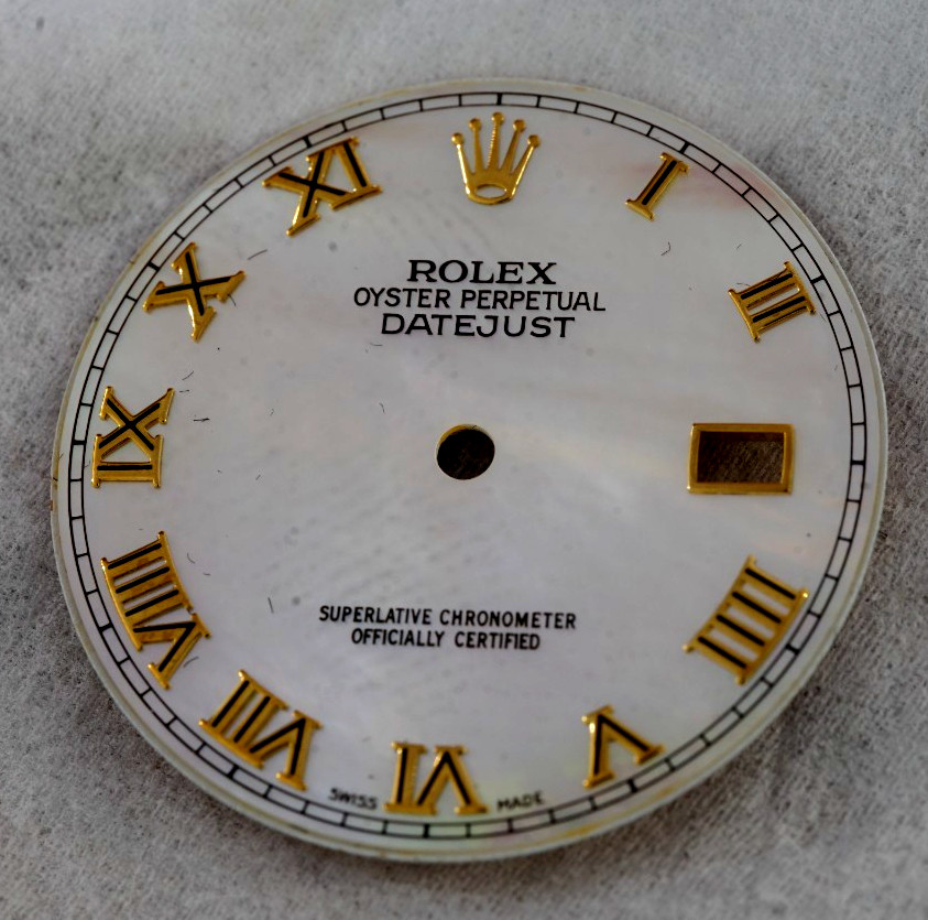Original Rolex Datejust Mother of pearl, Gold Roman numerals 36mm (33)