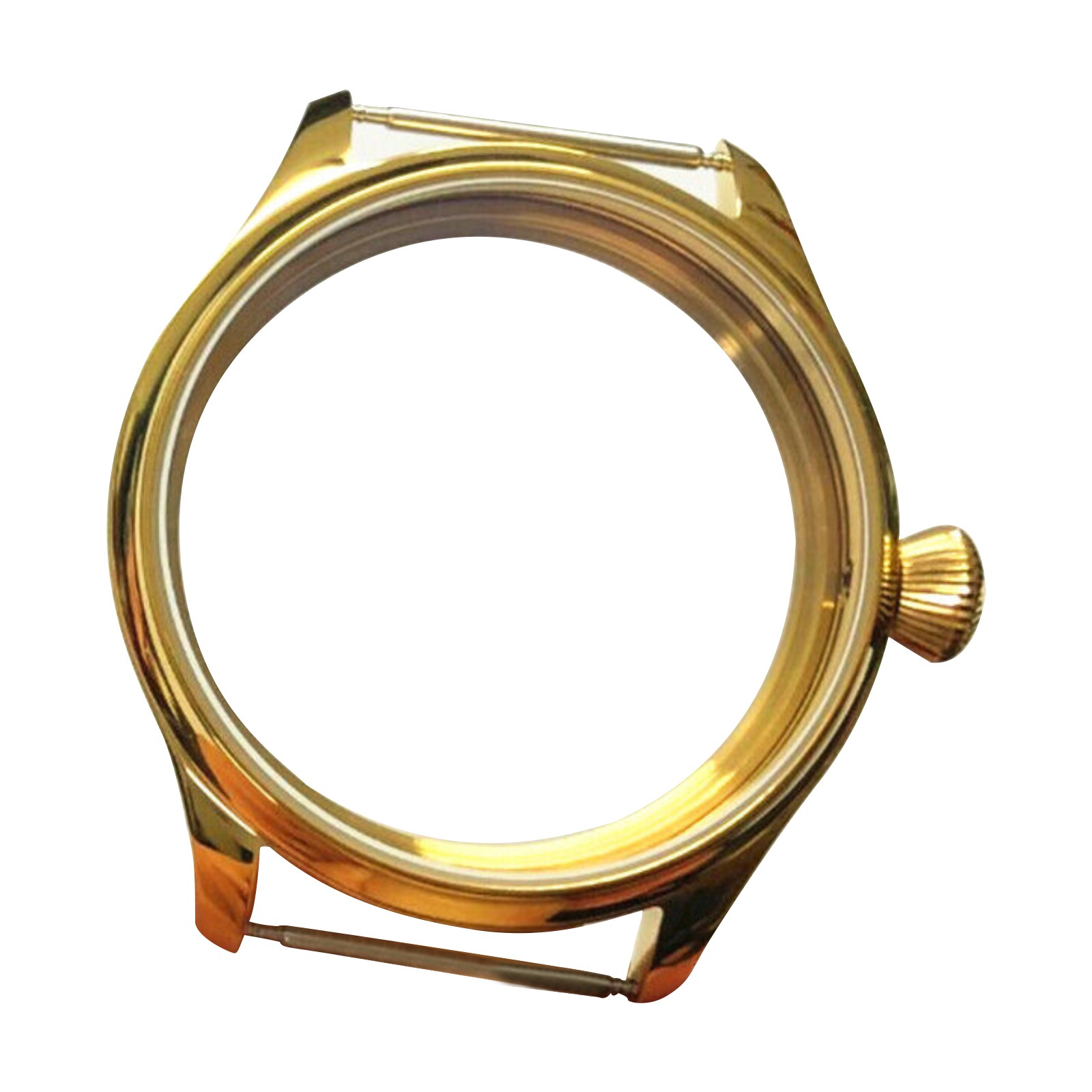 18K Gold 44mm 316L Stainless Steel Watch Case for ETA 6497/6498 ST36 Movement