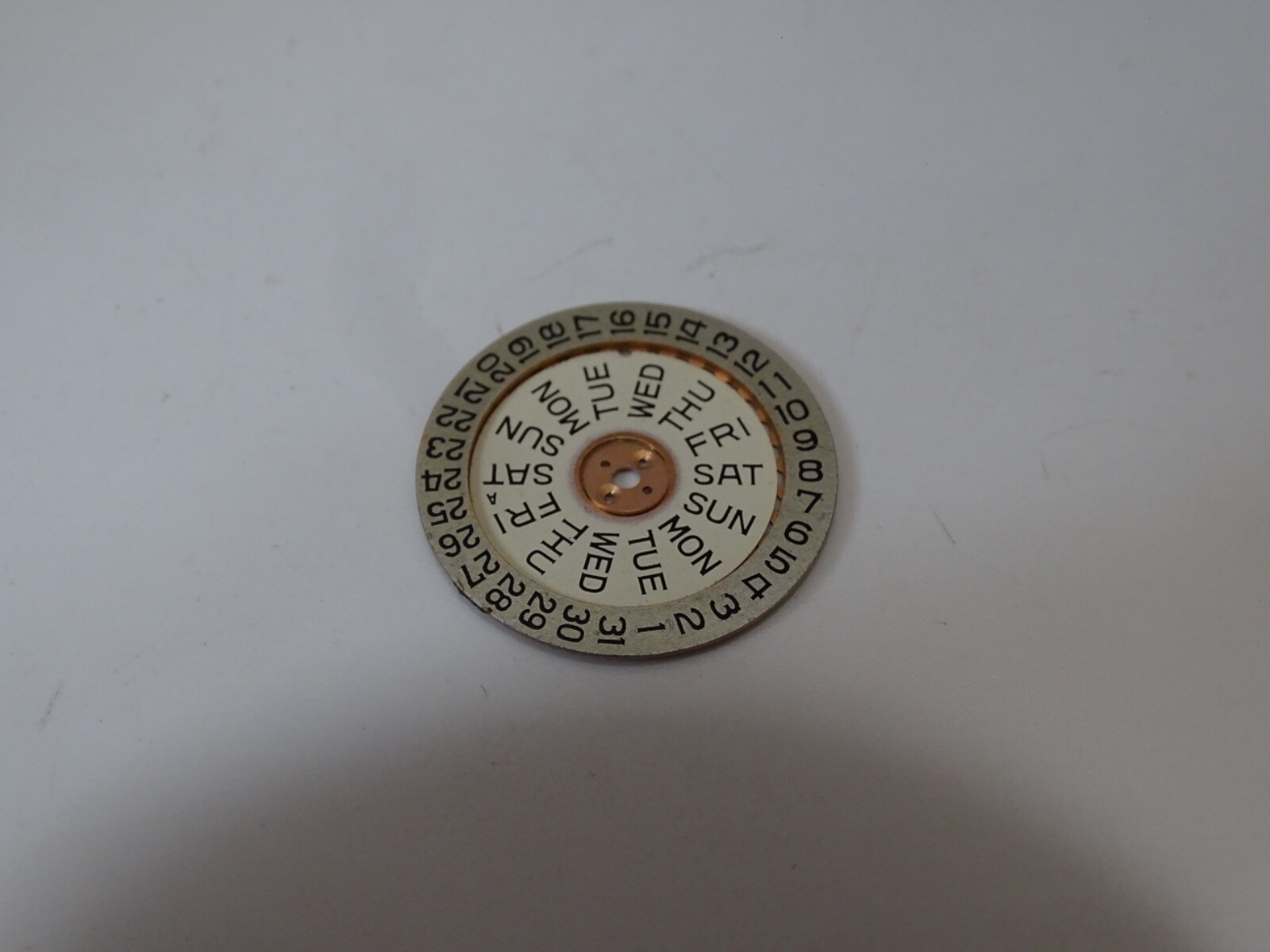 Omega Calendar Disc Cal 1020, 1021, 1022 English Vintage