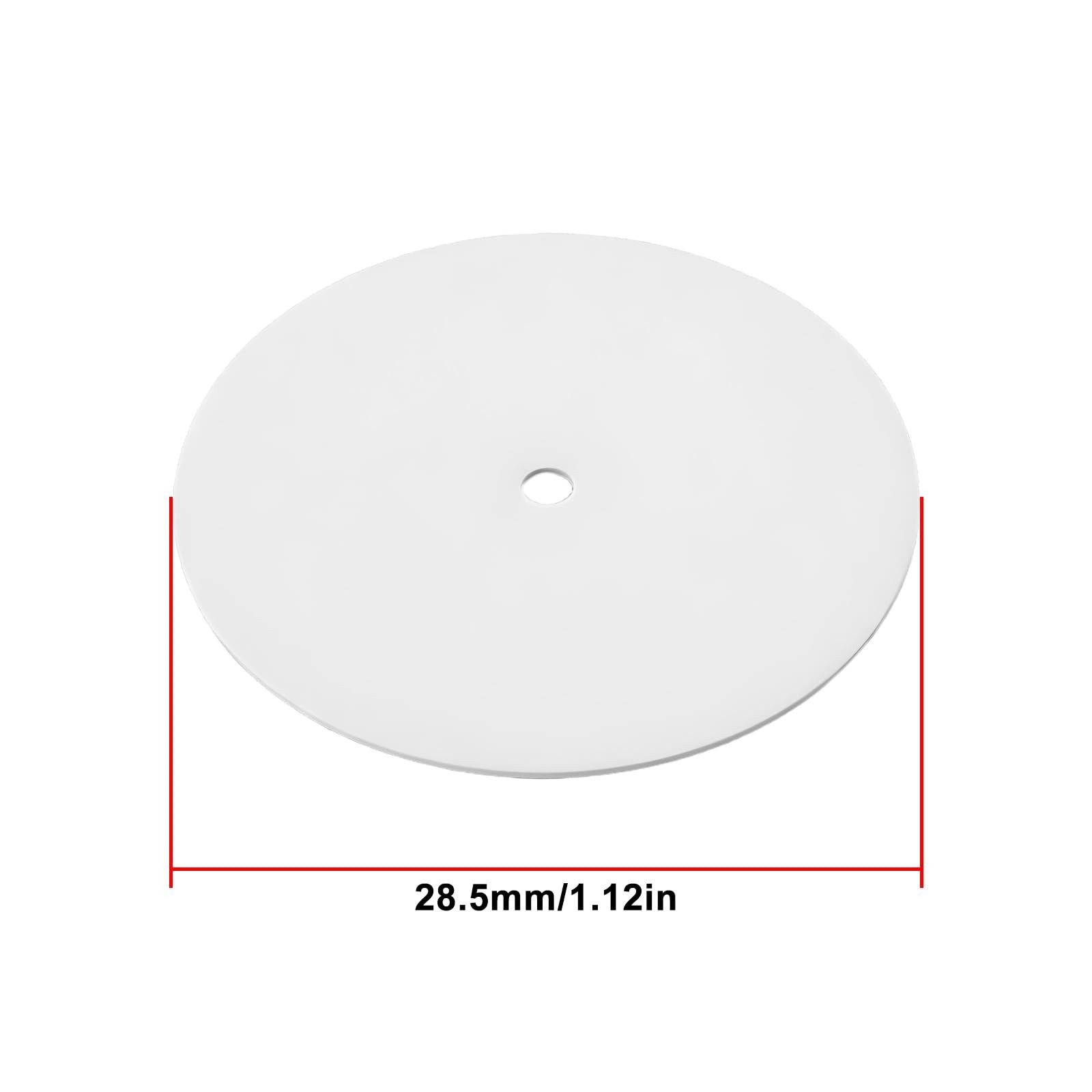 YINETTECH 28.5mm White Matte Watch Dial Stainless Steel 28.5mm,