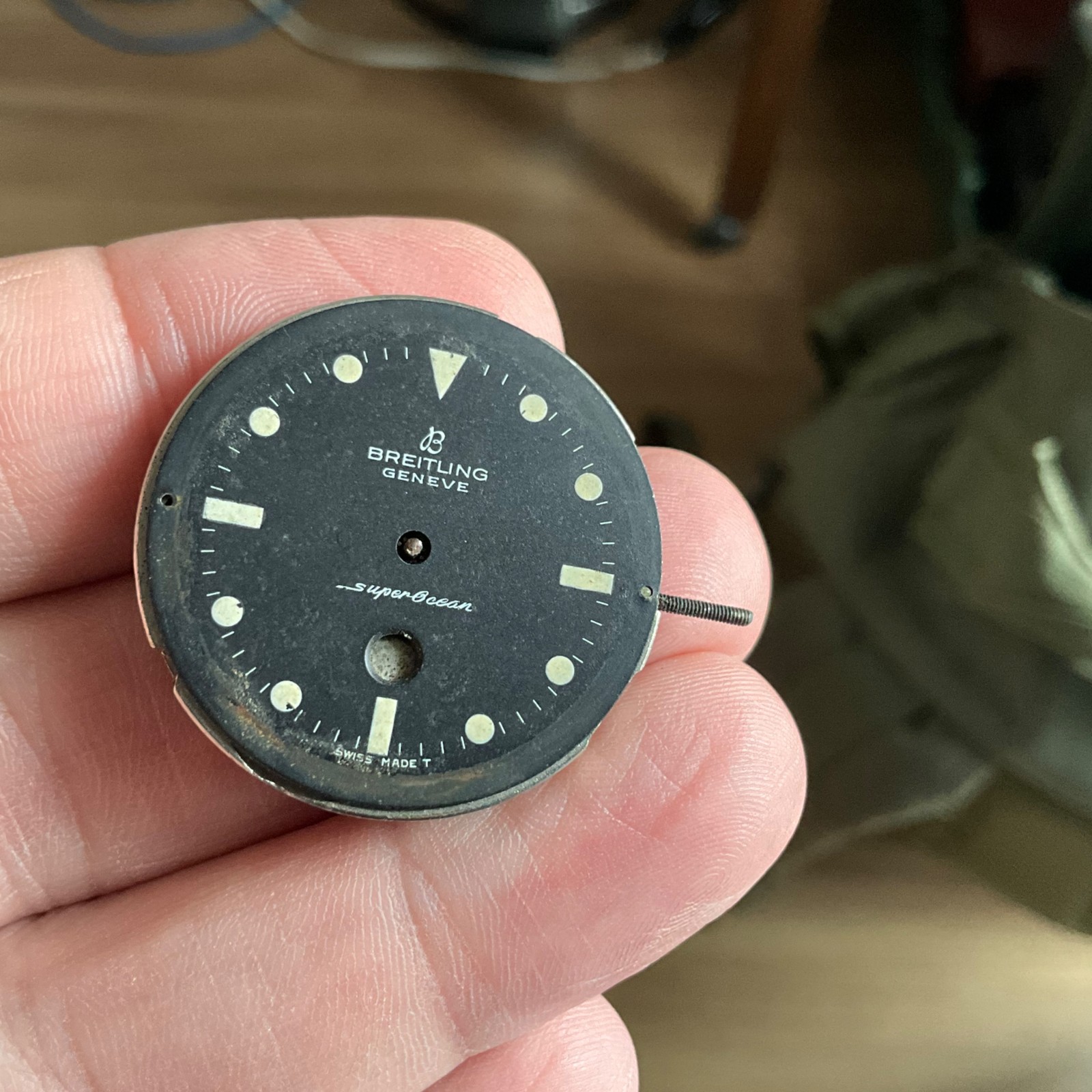 VINTAGE BREITLING SUPEROCEAN MOVEMENT DIAL REF. 2005 1967 – 100% GENUINE #9003B2