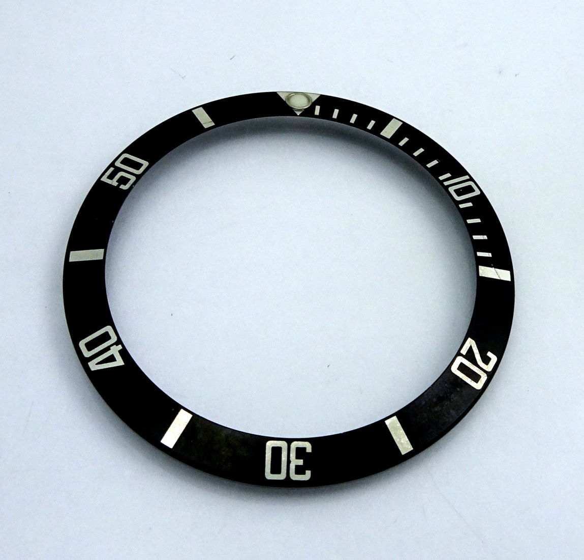1982 Rolex Submariner Bezel Insert Black Matt finish 16610 16800 Luminous Steel