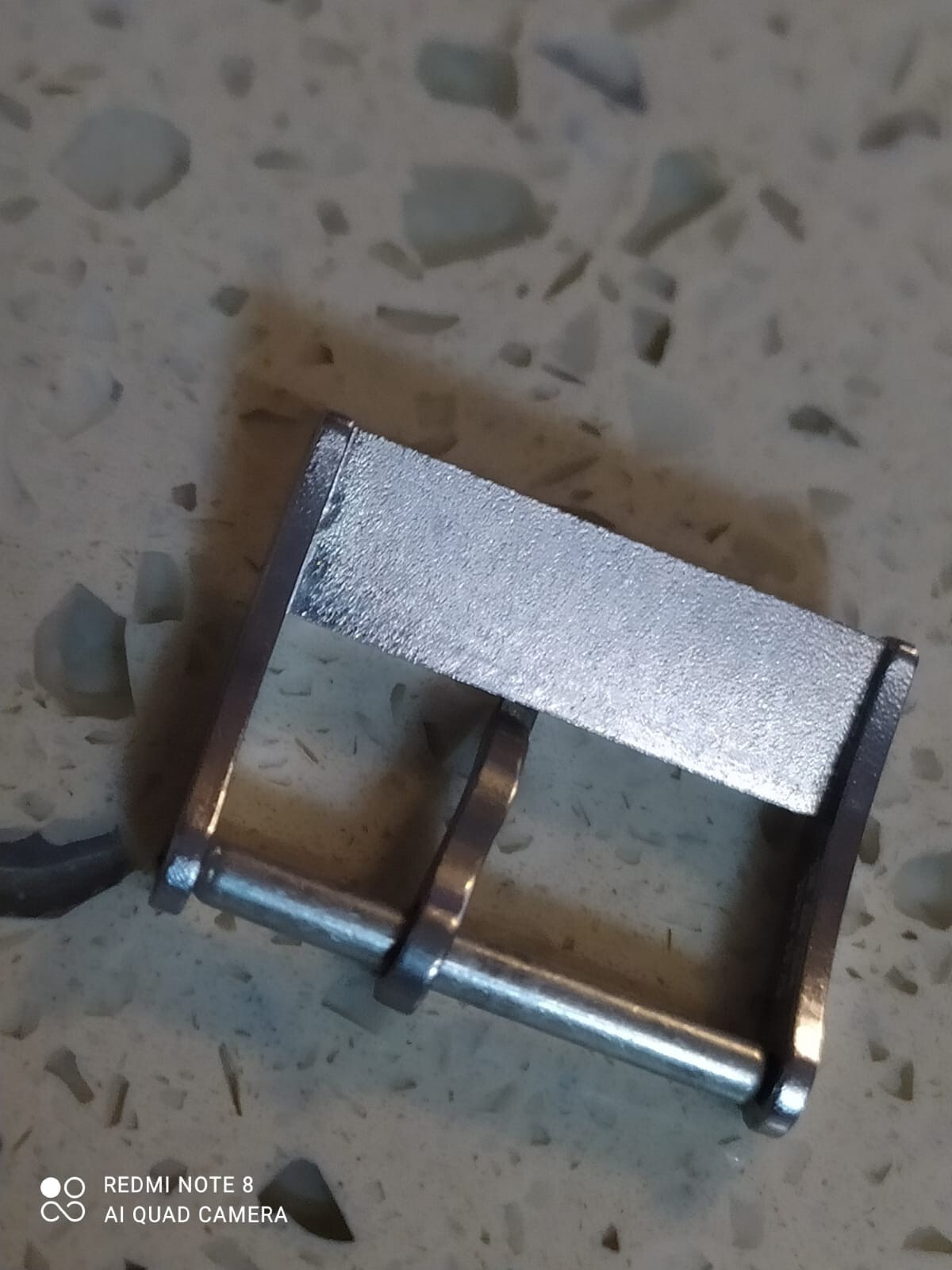 Original Longines Buckle Fibbia 12mm from 1970 Steel NOS