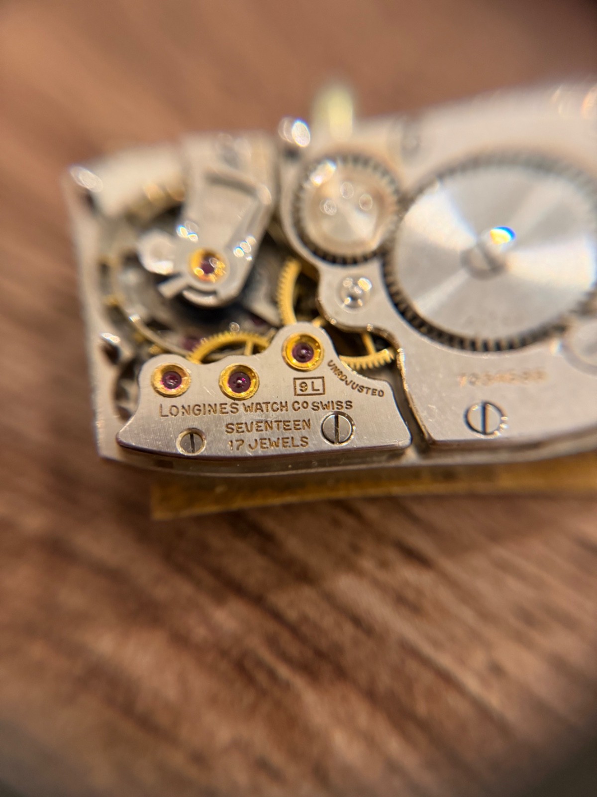 Longines 9L 17 Jewels Wristwatch Movement