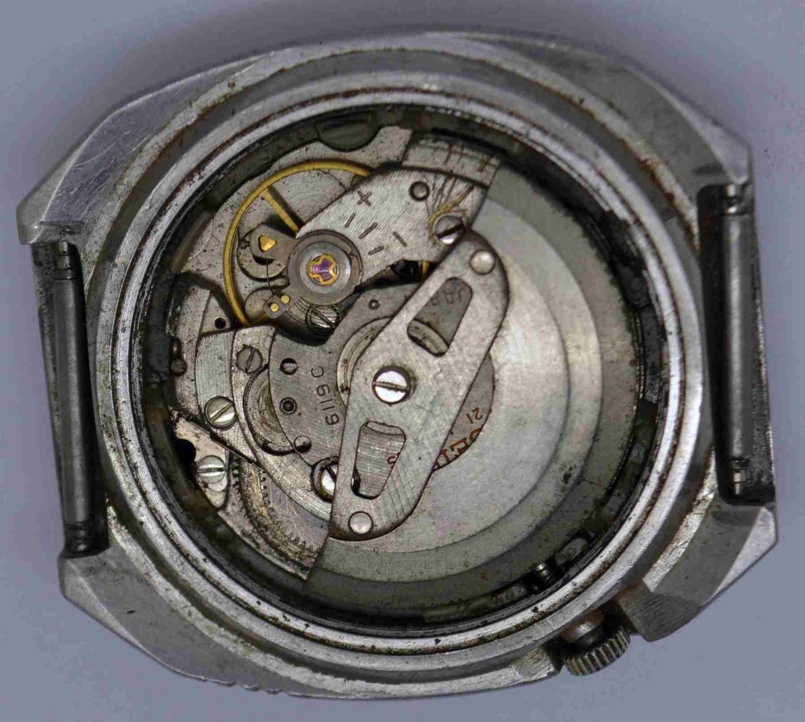 VTG SEIKO Steel Wristwatch. Ref: 6119-8580, Cal: 6119C. For Parts/Repairs