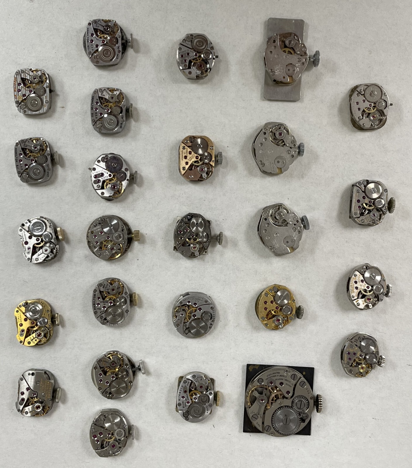 Antique Vintage mechanical Watch movement for parts & replacement, Varieties