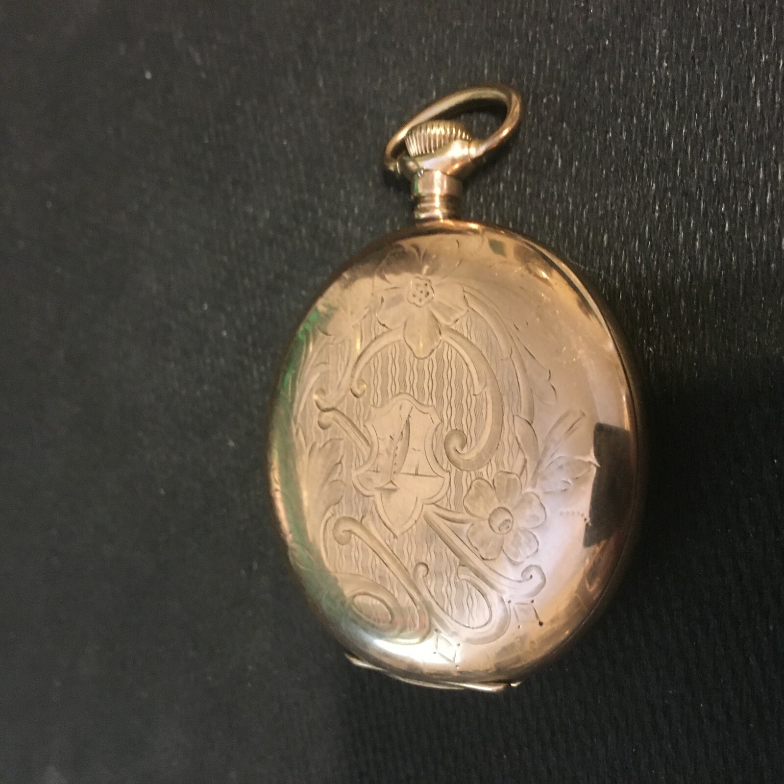 VINTAGE HAMPDEN GEN STARK 15 JEWEL H/C RUNNING